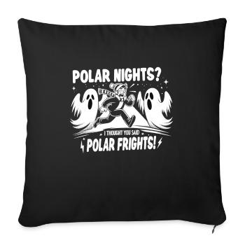 Aurora Aurora Tracker Alaska Wilderness - Sofa pillowcase 17,3'' x 17,3'' (45 x 45 cm) - black - Front