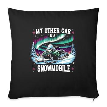 Aurora Aurora Tracker Alaska Wilderness - Sofa pillowcase 17,3'' x 17,3'' (45 x 45 cm) - black - Front
