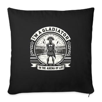 Julius Caesar Roman History Roman Empire - Sofa pillowcase 17,3'' x 17,3'' (45 x 45 cm) - black - Front