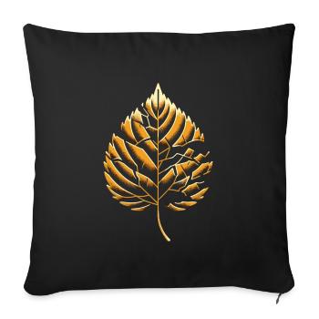 Kintsugi Kintsukuroi Imperfekte Japanische Kunst - Sofakissenbezug 45 x 45 cm - Schwarz - Vorne