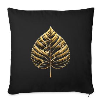 Kintsugi Kintsukuroi Imperfekte Japanische Kunst - Sofakissenbezug 45 x 45 cm - Schwarz - Vorne
