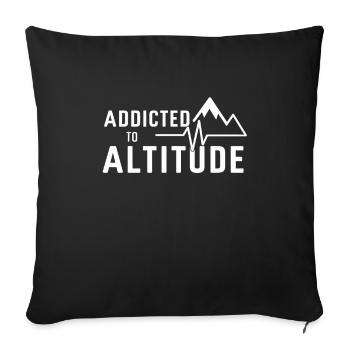 Klettern Outdoor-abenteuer Bouldern - Sofakissenbezug 45 x 45 cm - Schwarz - Vorne