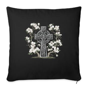 Ostara Eostre Equinox Witch Pagan Goddess Rituals - Sofa pillowcase 17,3'' x 17,3'' (45 x 45 cm) - black - Front