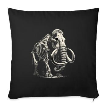 Chasseur de fossiles, Chasseur de fossiles, Paléontologue - Housse de coussin décorative 45 x 45 cm - noir - Devant