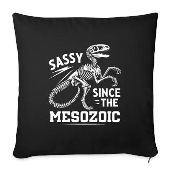 Chasseur de fossiles, Chasseur de fossiles, Paléontologue - Housse de coussin décorative 45 x 45 cm - noir - Devant