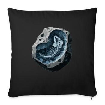 Chasseur de fossiles, Chasseur de fossiles, Paléontologue - Housse de coussin décorative 45 x 45 cm - noir - Devant