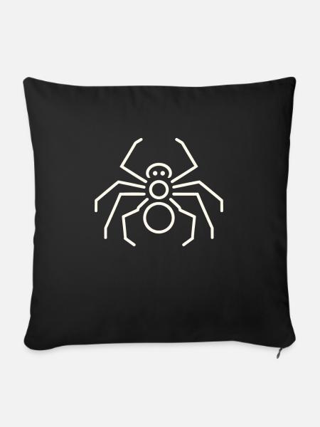 Petroglyph Rock Art Ancient Rock Drawing Indian - Sofakissenbezug 45 x 45 cm - Schwarz