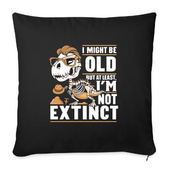 Archéologie Archéologue Exploration historique - Housse de coussin décorative 45 x 45 cm - noir - Devant