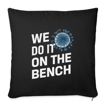 Microbiologist Microbiology Lab Staph Biology - Sofa pillowcase 17,3'' x 17,3'' (45 x 45 cm) - black - Front