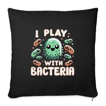 Microbiologist Microbiology Lab Staph Biology - Sofakissenbezug 45 x 45 cm - Schwarz - Vorne