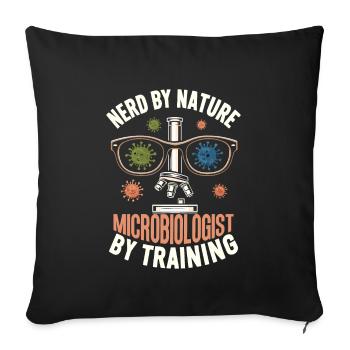 Microbiologist Microbiology Lab Staph Biology - Sofakissenbezug 45 x 45 cm - Schwarz - Vorne