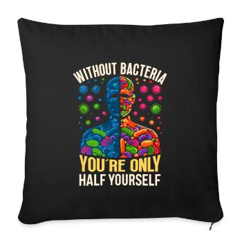 Microbiologist Microbiology Lab Staph Biology - Sofakissenbezug 45 x 45 cm - Schwarz - Vorne
