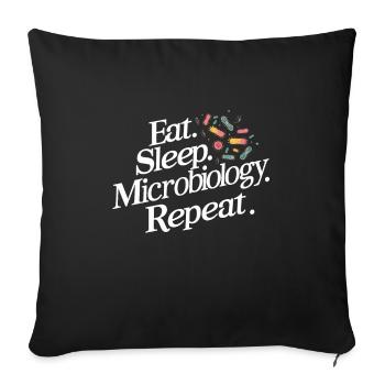 Microbiologist Microbiology Lab Staph Biology - Sofakissenbezug 45 x 45 cm - Schwarz - Vorne