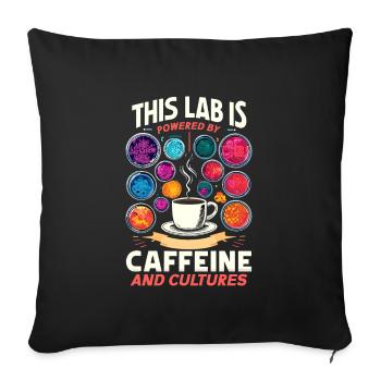 Microbiologist Microbiology Lab Staph Biology - Sofakissenbezug 45 x 45 cm - Schwarz - Vorne