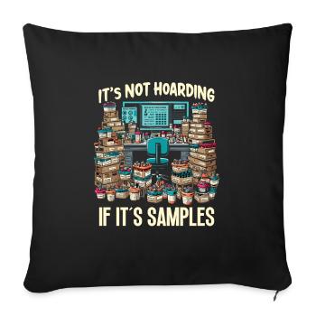 Microbiologist Microbiology Lab Staph Biology - Sofa pillowcase 17,3'' x 17,3'' (45 x 45 cm) - black - Front