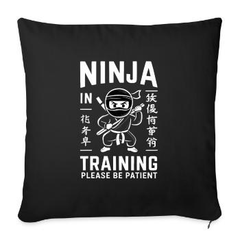 Kung Fu Chinesisches Kung Fu Asiatisches Kung Fu - Sofakissenbezug 45 x 45 cm - Schwarz - Vorne