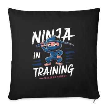 Kung Fu Chinesisches Kung Fu Asiatisches Kung Fu - Sofakissenbezug 45 x 45 cm - Schwarz - Vorne