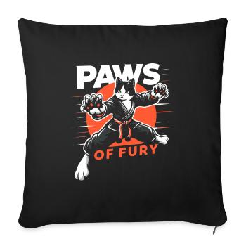 Kung Fu Chinesisches Kung Fu Asiatisches Kung Fu - Sofakissenbezug 45 x 45 cm - Schwarz - Vorne