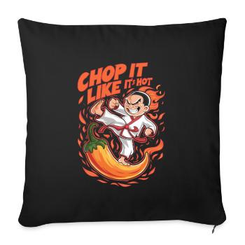 Kung Fu Chinesisches Kung Fu Asiatisches Kung Fu - Sofakissenbezug 45 x 45 cm - Schwarz - Vorne