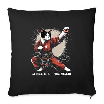 Kung Fu Chinesisches Kung Fu Asiatisches Kung Fu - Sofakissenbezug 45 x 45 cm - Schwarz - Vorne