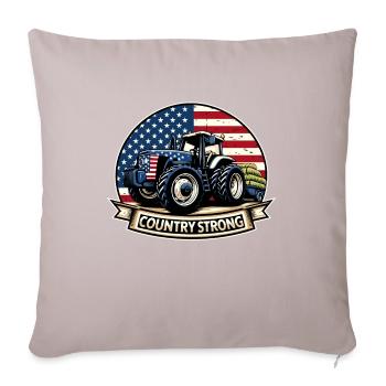 Tractor Pulling Tractor Pulling Tractor Power Farm - Sofakissenbezug 45 x 45 cm - helles Taupe - Vorne