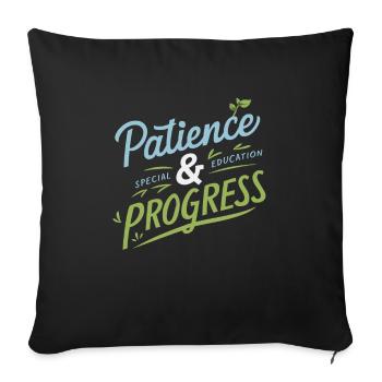 Sonderpädagogik-lehrer „sped Teacher Inclusion“ - Sofa pillowcase 17,3'' x 17,3'' (45 x 45 cm) - black - Front