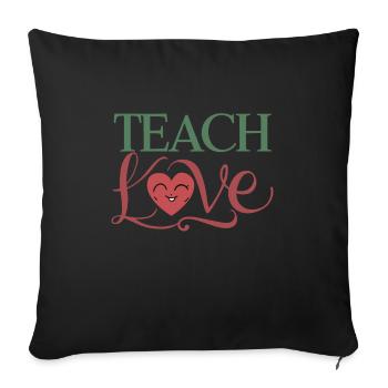 Sonderpädagogik-lehrer „sped Teacher Inclusion“ - Sofa pillowcase 17,3'' x 17,3'' (45 x 45 cm) - black - Front