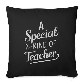 Sonderpädagogik-lehrer „sped Teacher Inclusion“ - Sofa pillowcase 17,3'' x 17,3'' (45 x 45 cm) - black - Front