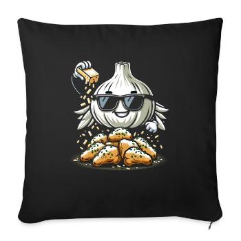 Chicken Wings Wing Hot Cooked Chicken Fast Food - Sofa pillowcase 17,3'' x 17,3'' (45 x 45 cm) - black - Front