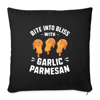 Chicken Wings Wing Hot Cooked Chicken Fast Food - Sofa pillowcase 17,3'' x 17,3'' (45 x 45 cm) - black - Front