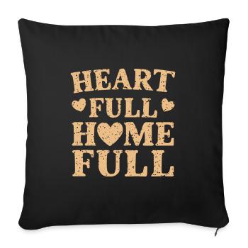 Communauté polyamoureuse Parentalité polyamoureuse - Housse de coussin décorative 45 x 45 cm - noir - Devant