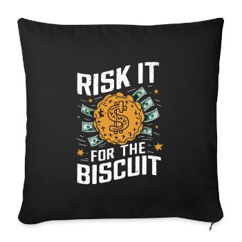 Stock market traders, forex traders, investor trading - Sofa pillowcase 17,3'' x 17,3'' (45 x 45 cm) - black - Front