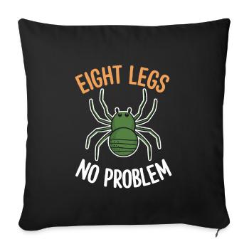 Pet Spider, Tarantula, Spider Lover - Sofa pillowcase 17,3'' x 17,3'' (45 x 45 cm) - black - Front