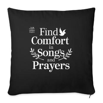 Choral Music Religious Singing Faith-Based Music - Sofa pillowcase 17,3'' x 17,3'' (45 x 45 cm) - black - Front