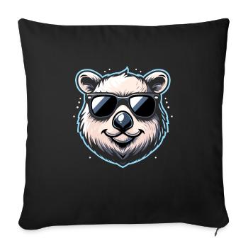 Se sentir Wombat-Tastic aujourd’hui - Wombat drôle - Housse de coussin décorative 45 x 45 cm - noir - Devant