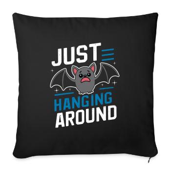 Renouveau de l’emo et mode alternative pour les enfants de la scène - Housse de coussin décorative 45 x 45 cm - noir - Devant