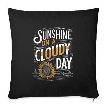 Emo Revival and Alternative Fashion for Scene Kids - Sofa pillowcase 17,3'' x 17,3'' (45 x 45 cm) - black - Front