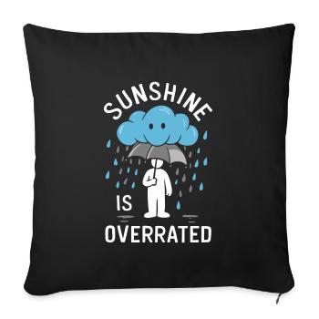 Emo Revival and Alternative Fashion for Scene Kids - Sofa pillowcase 17,3'' x 17,3'' (45 x 45 cm) - black - Front