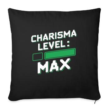 Rizzler Culture Gaming Life Rizzler Citations - Housse de coussin décorative 45 x 45 cm - noir - Devant
