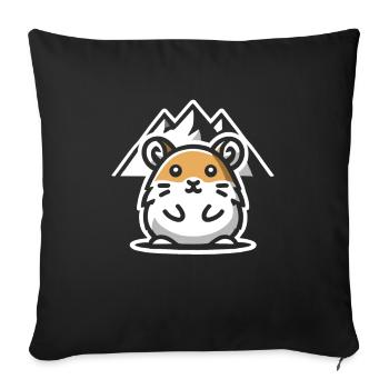 Design américain Pika Lover pour Pika - Housse de coussin décorative 45 x 45 cm - noir - Devant