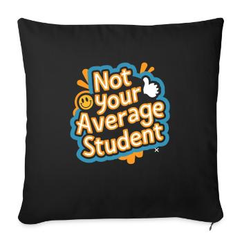 Homeschool Mom Dad Family Life Community Journey - Sofa pillowcase 17,3'' x 17,3'' (45 x 45 cm) - black - Front