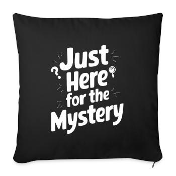 Murder Mystery Dinner Outfit, Party, Crime Scene - Sofa pillowcase 17,3'' x 17,3'' (45 x 45 cm) - black - Front
