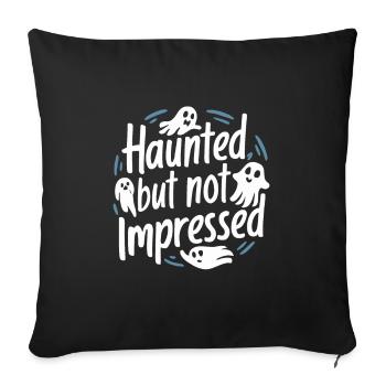 Ghost Bait Halloween Parapsychology Paranormal - Sofa pillowcase 17,3'' x 17,3'' (45 x 45 cm) - black - Front