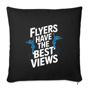 Cheerleading und Stunt Team Training für Spirit - Sofakissenbezug 45 x 45 cm - Schwarz - Vorne
