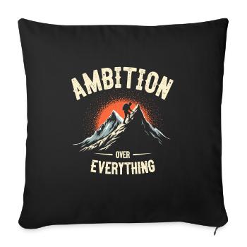 Entrepreneurial Hustle and Workaholic in Business - Sofa pillowcase 17,3'' x 17,3'' (45 x 45 cm) - black - Front