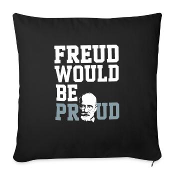 Understanding Psychology Mind and Behavior - Sofa pillowcase 17,3'' x 17,3'' (45 x 45 cm) - black - Front