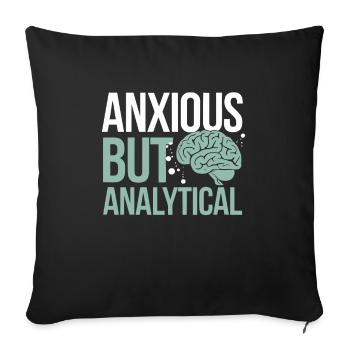 Understanding Psychology Mind and Behavior - Sofa pillowcase 17,3'' x 17,3'' (45 x 45 cm) - black - Front