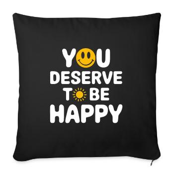 Mental Health Advocate Therapy Support Emotional - Sofa pillowcase 17,3'' x 17,3'' (45 x 45 cm) - black - Front