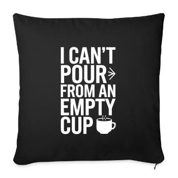 Mental Health Advocate Therapy Support Emotional - Sofa pillowcase 17,3'' x 17,3'' (45 x 45 cm) - black - Front
