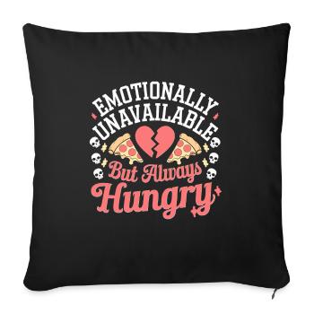 Emo Vibes and Emotional Punk Aesthetic for the - Sofa pillowcase 17,3'' x 17,3'' (45 x 45 cm) - black - Front